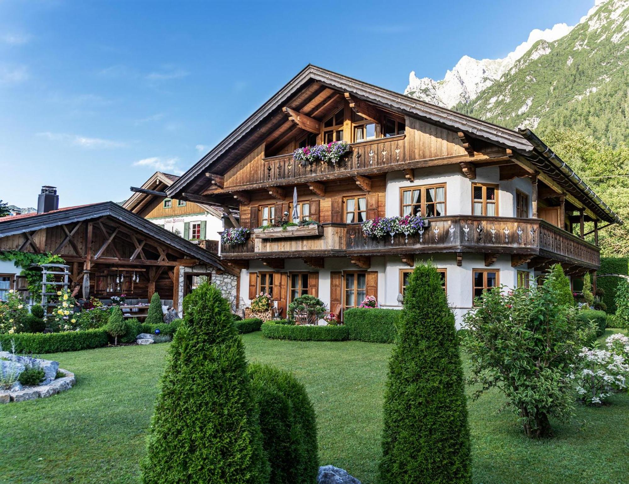 Ferienhaus Alpenblick Mittenwald Exterior foto